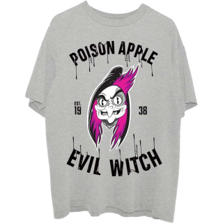 DISNEY - Snow White Evil Witch Poison Apple - sivé pánske tričko