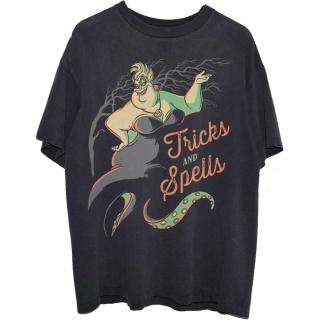 DISNEY - Little Mermaid Ursula Tricks & Spells - čierne pánske tričko