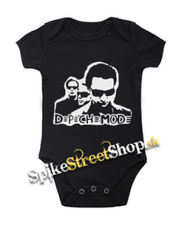 DEPECHE MODE - Logo & Band - čierne detské body