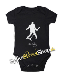 ELVIS PRESLEY - Silhouette Signature - čierne detské body