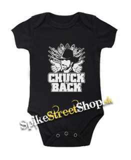 CHUCK NORRIS - Chuck Is Back - čierne detské body