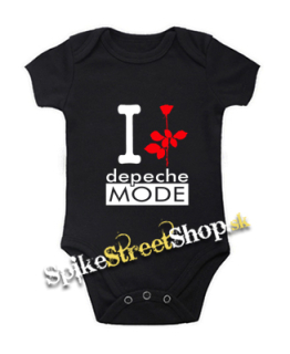 I LOVE DEPECHE MODE - čierne detské body