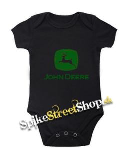 JOHN DEERE - Logo Green - čierne detské body