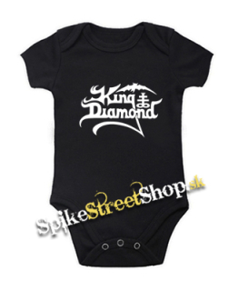 KING DIAMOND - Logo - čierne detské body