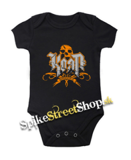 KORN - Logo Crest Bakersfield Orange - čierne detské body