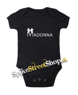 MADONNA - Logo - čierne detské body