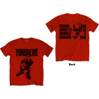 YUNGBLUD - R-U-OK? - červené pánske tričko