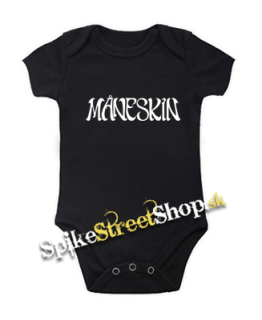 MANESKIN - Logo 2021 - čierne detské body