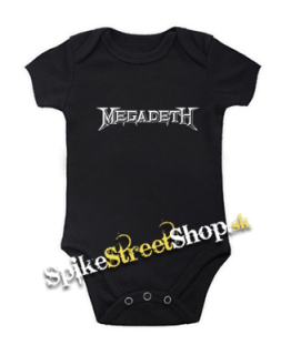 MEGADETH - Logo - čierne detské body