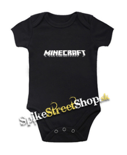 MINECRAFT - Logo - čierne detské body