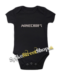 MINECRAFT - Logo 2 - čierne detské body