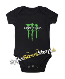 MONSTER ENERGY - Logo Crest - čierne detské body