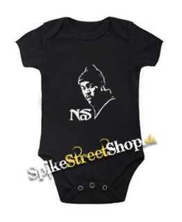 NAS - Logo & Portrait - čierne detské body
