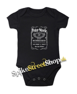 PETER STEELE - Jack Daniels Crest - čierne detské body