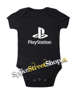 PLAYSTATION - Logo - čierne detské body