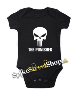 PUNISHER - Logo & Lebka 2 - čierne detské body