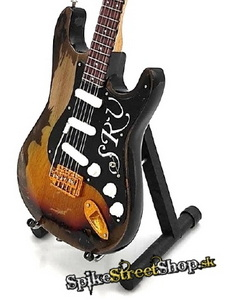 Gitara STEVIE RAY VAUGHAN - FENDER STRATOCASTER - Mini Guitar USA