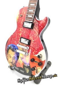 Gitara JOHNNY HALLYDAY - GIBSON LES PAUL WAVING - Mini Guitar USA