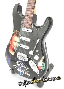 Gitara JOHNNY HALLYDAY - FENDER STRATOCASTER FINGER UP - Mini Guitar USA