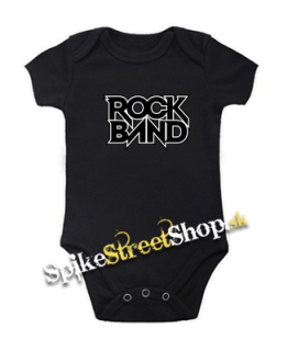 ROCK BAND - Logo - čierne detské body