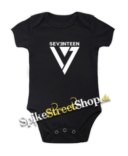 SEVENTEEN - Logo - čierne detské body