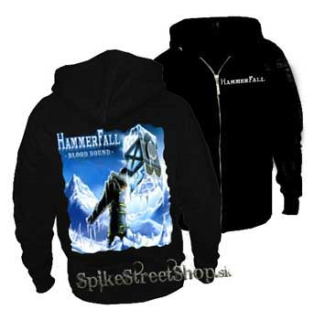 HAMMERFALL - Bloodbound - čierna pánska mikina na zips