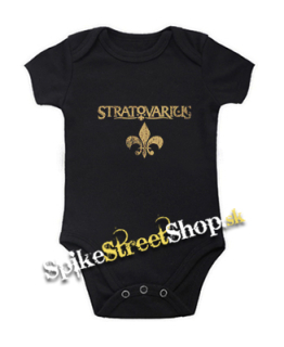 STRATOVARIUS - Gold Logo - čierne detské body