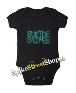 SUICIDE SILENCE - Turquoise Logo - čierne detské body