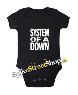 SYSTEM OF A DOWN - Logo - čierne detské body