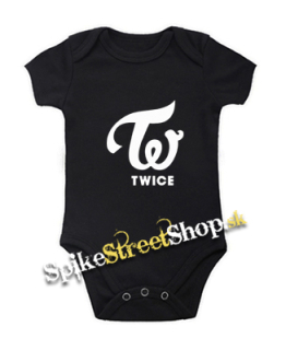 TWICE - Logo - čierne detské body