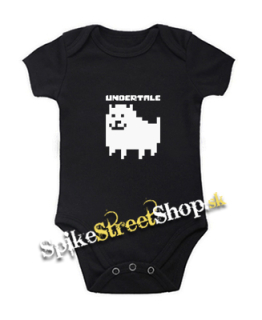 UNDERTALE - Annoying Dog - čierne detské body