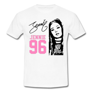 BLACKPINK - Jennie 96 Signature Portrait - biele detské tričko