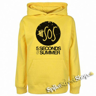 5 SECONDS OF SUMMER - Sign - žltá pánska mikina