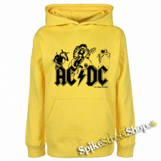 AC/DC - Let There Be Rock - žltá pánska mikina