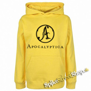 APOCALYPTICA - Logo Crest - žltá pánska mikina