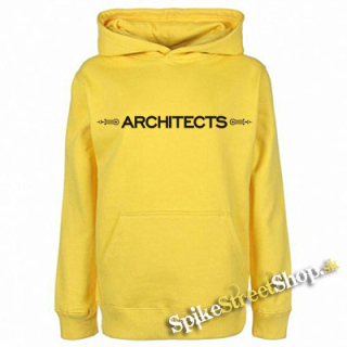 ARCHITECTS - Logo - žltá pánska mikina