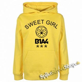 B1A4 - Sweet Girl - žltá pánska mikina