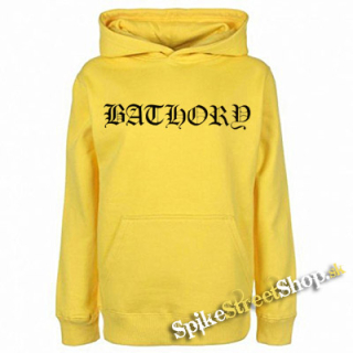 BATHORY - žltá pánska mikina