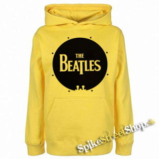 BEATLES - Drum Logo - žltá pánska mikina