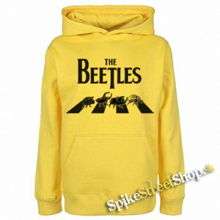 BEETLES - žltá pánska mikina