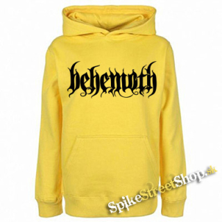BEHEMOTH - Logo - žltá pánska mikina