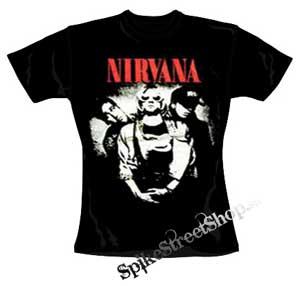 NIRVANA - Band - Red Logo - dámske tričko