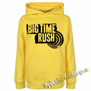 BIG TIME RUSH - Logo - žltá pánska mikina