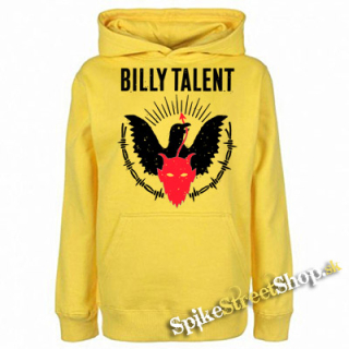 BILLY TALENT - Devil Dove - žltá pánska mikina
