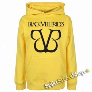 BLACK VEIL BRIDES - Logo - žltá pánska mikina