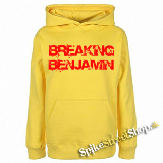 BREAKING BENJAMIN - Logo - žltá pánska mikina