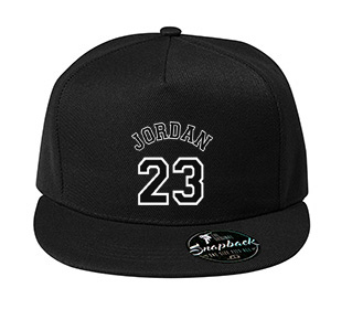 JORDAN 23 - čierna šiltovka model "Snapback"