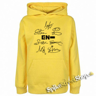 ENHYPEN - Symbol & Signature - žltá pánska mikina
