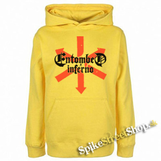 ENTOMBED - Inferno - žltá pánska mikina