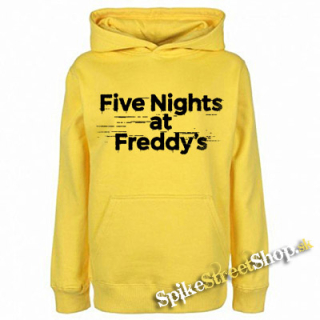 FIVE NIGHTS AT FREDDY'S - Logo - žltá pánska mikina